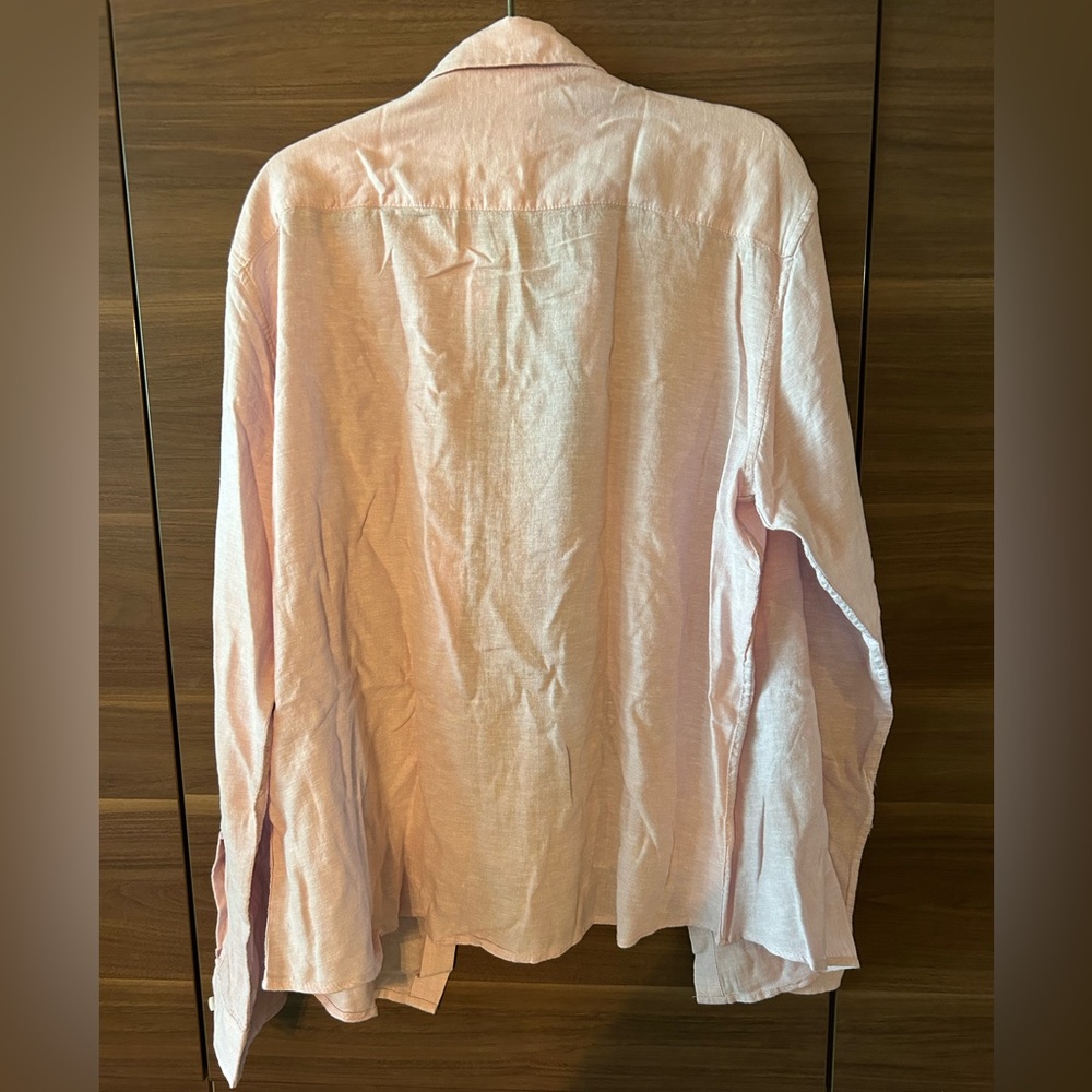 Men's Classic Pink Button-Up Shirt NWT - Picture 4 of 6